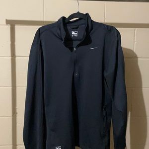 Black Nike 1/4 zip jacket